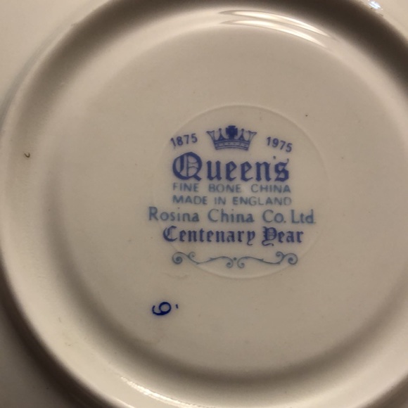 Vintage Queen’s Centenary Dear Royal Canadian Mounted Police cup and saucer - Picture 12 of 13
